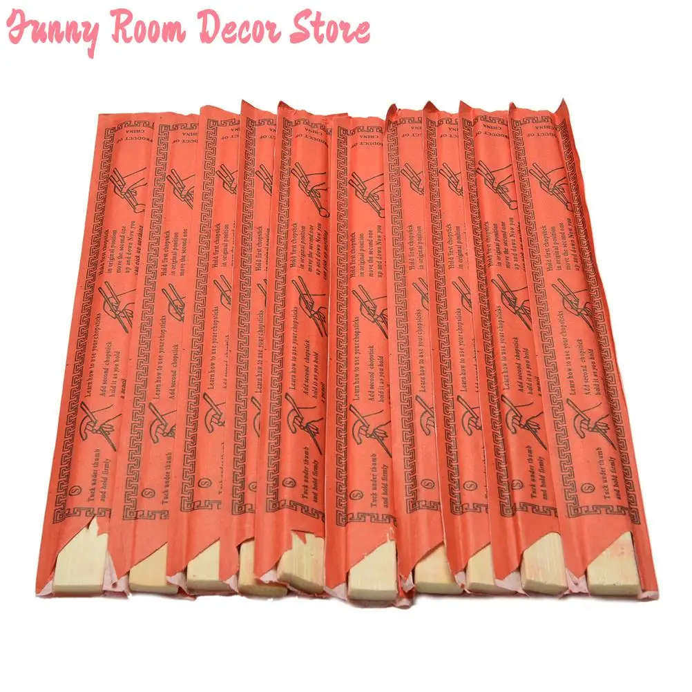 10 Pairs Disposable Chinese Bamboo Chopsticks Kari-Out  9