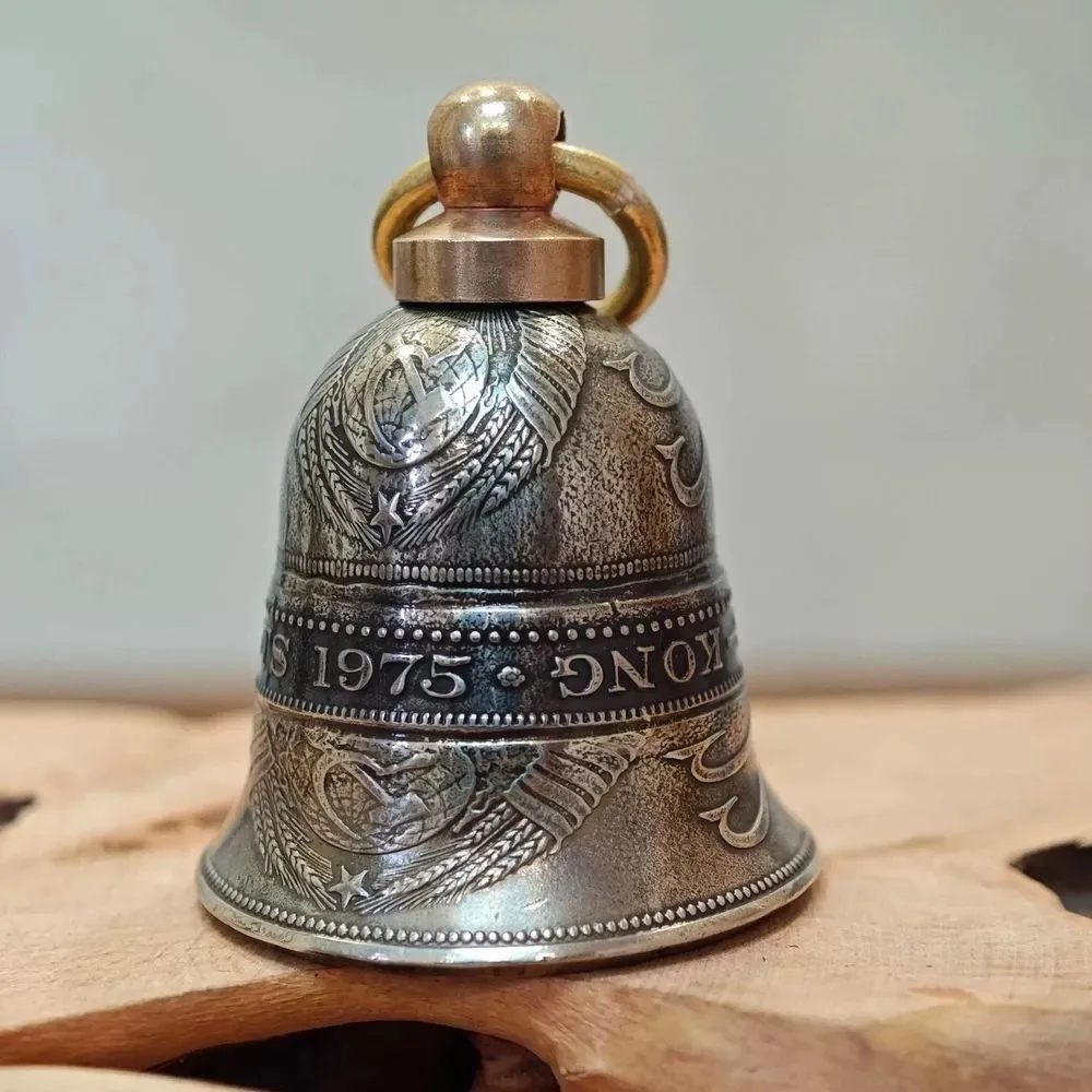 

Soviet Bell Design Retro Keychain Pendant with Luban Buckle