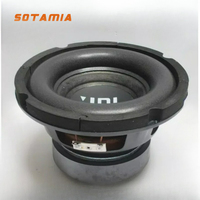 SOTAMIA 1Pcs 6.5 Inch Subwoofer 4 Ohm 200W Card Package Speaker Home Theater Smart Speaker Car Subwoofer Upgrade Modification