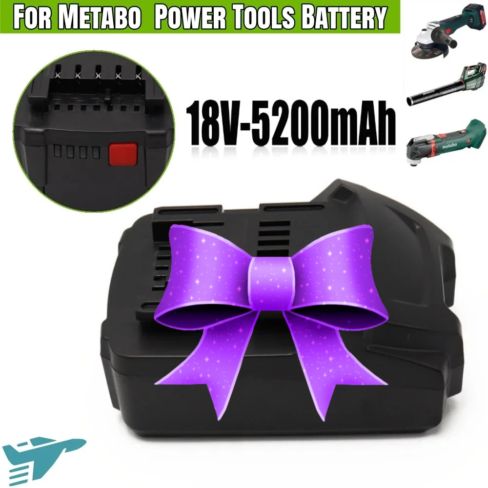 

Metabo 18VC 5200 мАч 6,25459 625459000 BS18LT SB18LT SSD18LT SSW18LT ASE18LTX KSA18LTX ULA 18 В литий-ионный аккумулятор