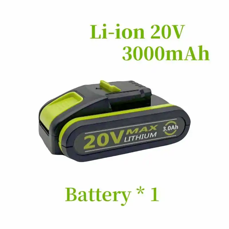 20V 3000mAh brand new electric tool rechargeable replacement Li-ion battery suitable for Worx WA3551  WX390 WX176  WX386 WX678