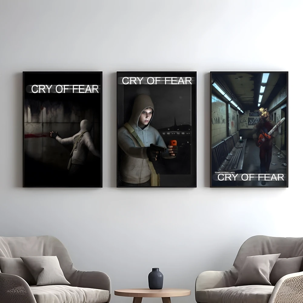Video Game C-Cry Of Fear Poster Elegant And Affordable Wall Art Stickers For Dormitory Living Room And Bedroom Spaces