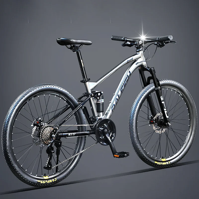 Mountain Bike Soft Tail Dual Damping Mountain Bicycle, Downhill Off-road Bike, Cross Country MTB, 26 \