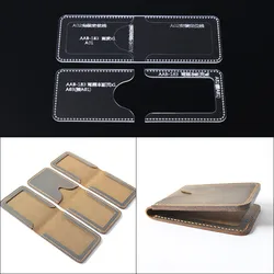 1 Set Driving License Card Set DIY Manual Leather Edition Design Acrylic Design Sewing Template 11*8.5*1cm