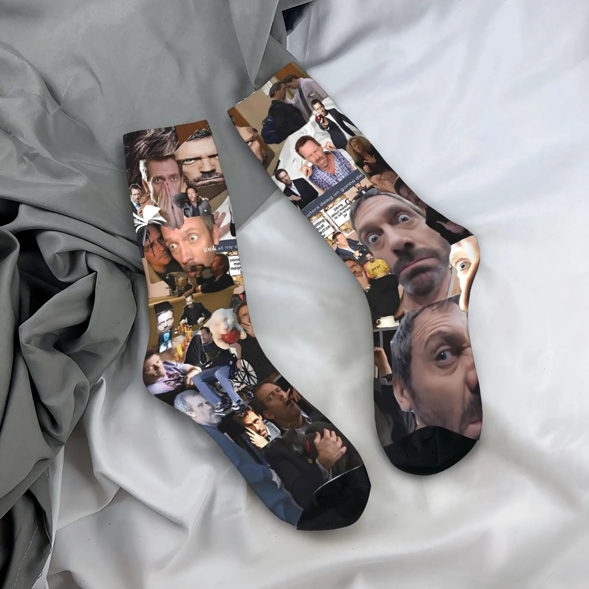 

Чулки Dr Gregory House, мужские носки для взрослых, теплые мягкие готические носки, зимние спортивные антибактериальные носки с рисунком на открытом воздухе, подарок