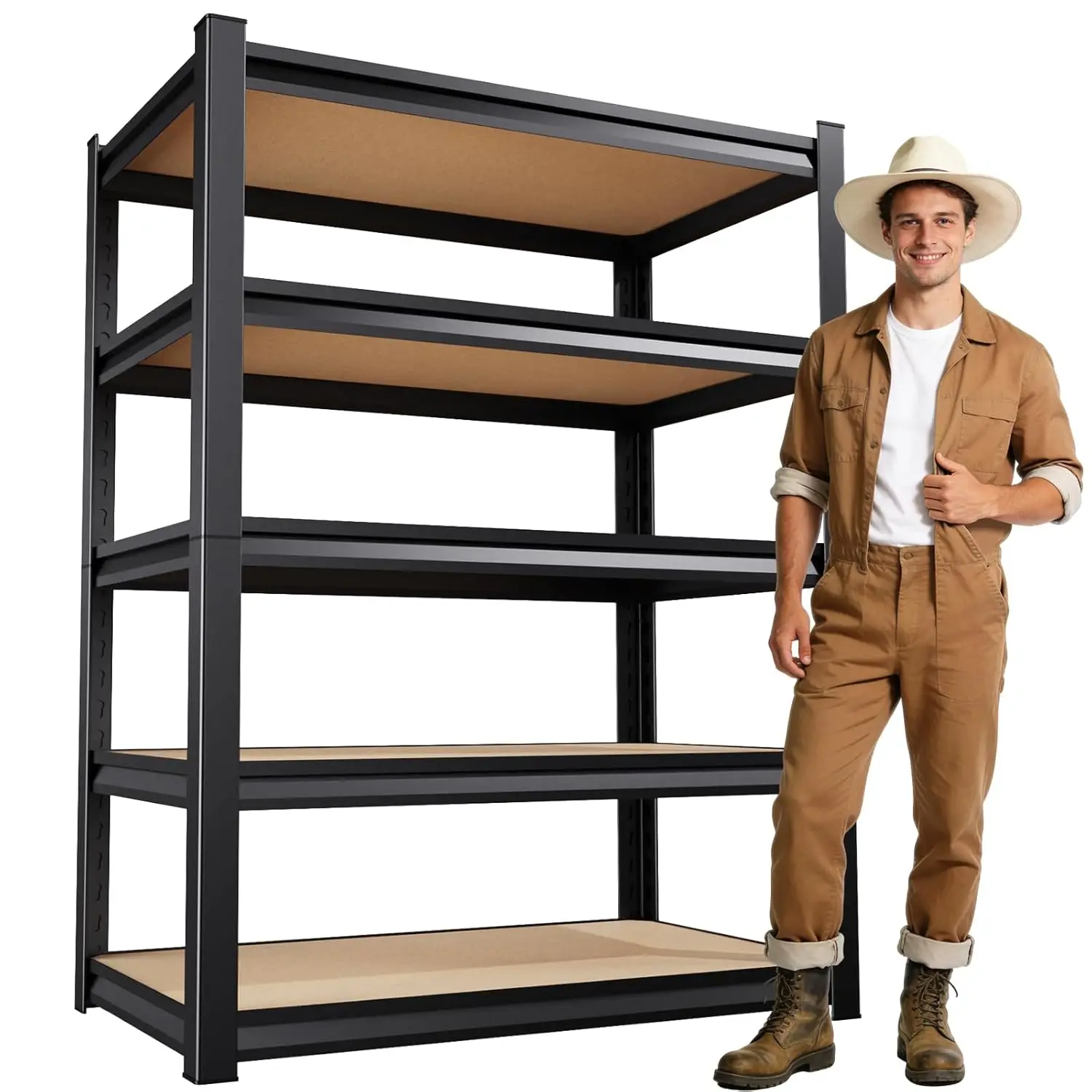 

Стеллажи для гаража на 2000 фунтов, сверхпрочные гаражные полки, регулируемый металлический стеллаж, простая сборка, индивидуальная комплектация