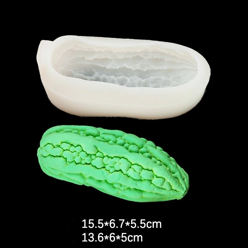 Simulated size corn bitter gourd crystal drop glue mold, DIY creative mousse cake mold, baking mold