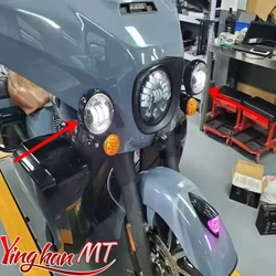 Motorcycle led Auxiliary lamp Kit Fog lamp For Indian Chieftain Dark Horse  Limited Elite Roadmaster Dark Horse 2018-2024