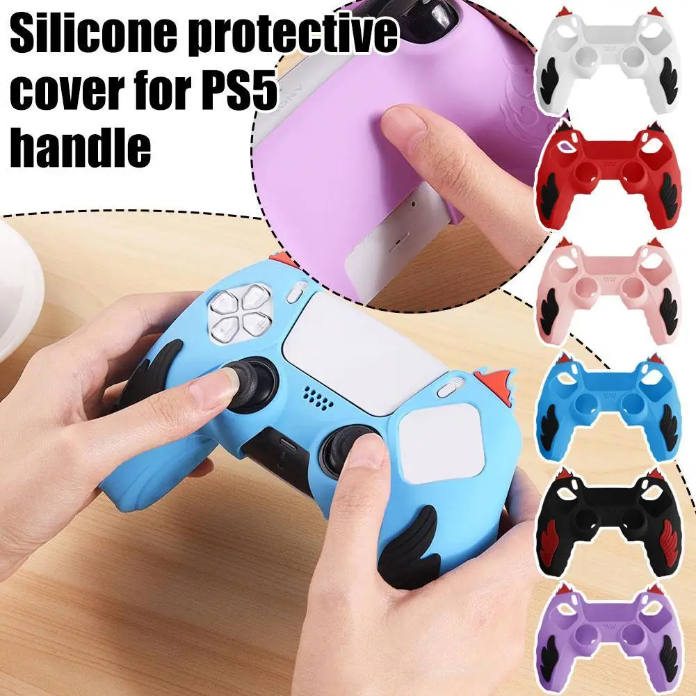 capa-protetora-de-silicone-antiderrapante-para-controlador-ps5-chama-playstation-controlador-acessorios-1pcs-alca-capa-protetora