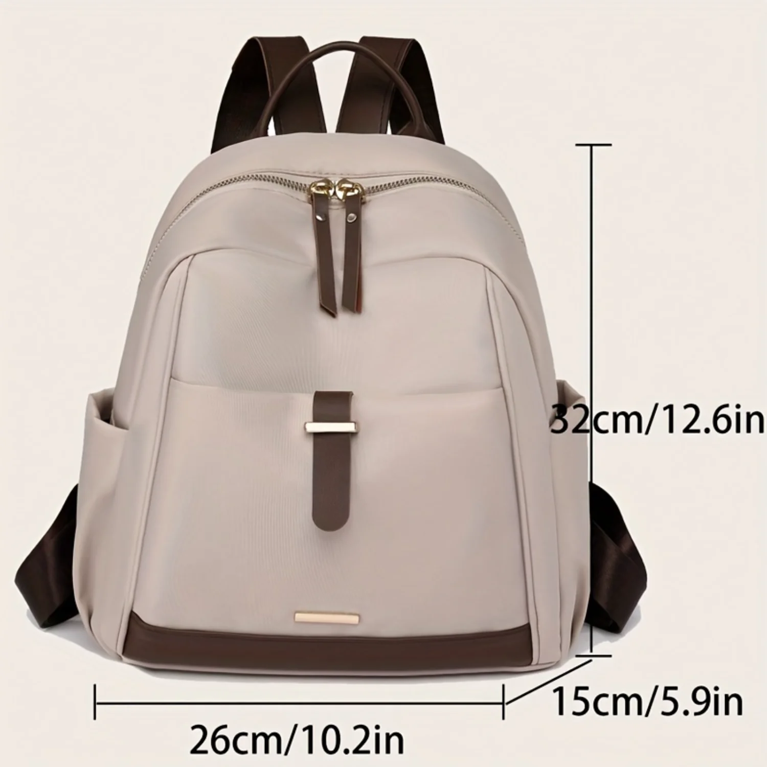 Fashion Large Capacity Backpack, Preppy College School Daypack, Women's Casual Travel Commute Knapsack