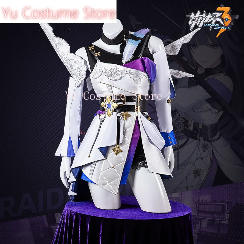 Yu Costume Honkai Impact 3rd Raiden Mei Cosplay Costume Cos Game Anime Party Uniform Hallowen Play Role Clothes Clothing