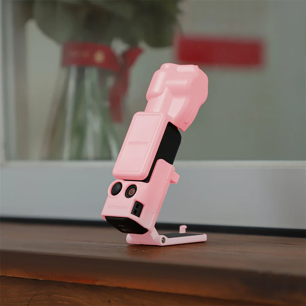 الغطاء الواقي ل DJI OSMO POCKET 3 Gimbal سيليكون الإسكان غطاء العدسة قاعدة مغناطيسية قوس جبل المضادة للخدش الملحقات