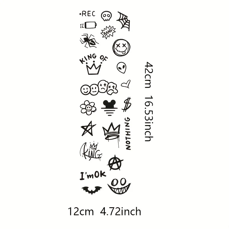 1 Set Graffiti-Animations-Aufkleber für Fahrradträger, Fahrrad, Motorradhelm, Handyhülle, Tasche, Niedliche Fahrrad-Accessoires