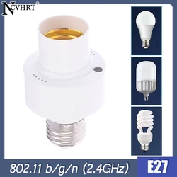 E27 Socket Smart Light Bulb Adapter Lamp Holder Base Kitchen Bedroom Light Bulb Holder Switch Alexa Google Chinese Voice Control