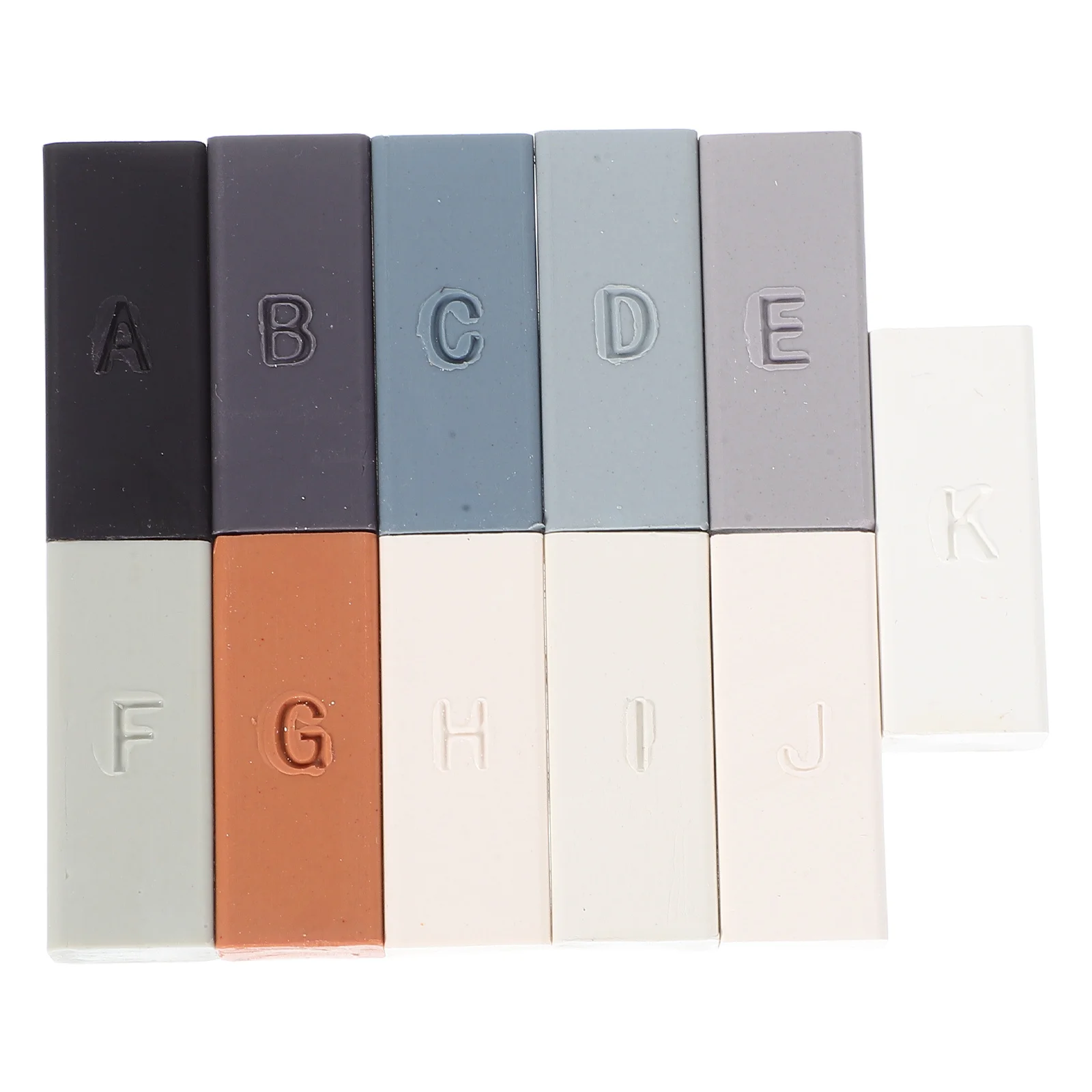 11 قطعة مجموعة شمع ترميم الأرضيات لـ Lvt Wpc إصلاح الأرضيات الخشبية مقاومة للماء والغبار أثاث منزلي متين يدوم طويلاً #5