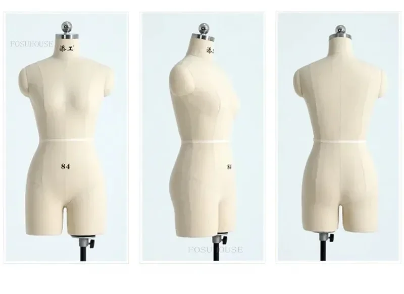 Sewing Linen Cover Body Female Mannequins With Legs Home Clothing Designer Bust Tailor Mannequin Dress Display Stand Can Pin