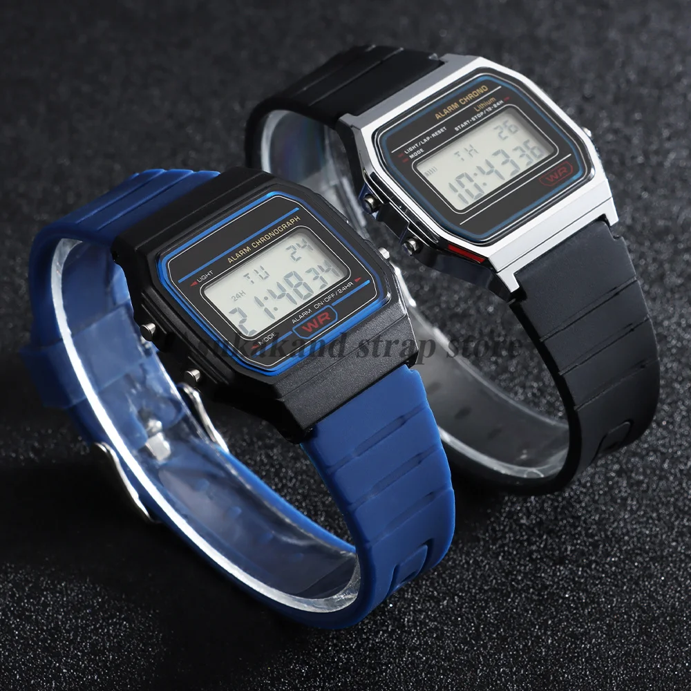 Silicone Strap 18mm for Casio Watch Band for F91W SGW400 F84 W800H F105/108/A158/168 AE1200/1300 Rubber Men Women Sport Bracelet view 6