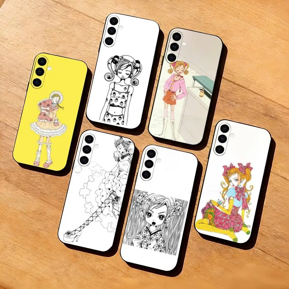 Cute girl M-Mikako Kouda Phone Case For Samsung Galaxy A73,A72,A71,A70,A53,A52,A51,Soft Silicone Black Cover