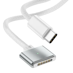 USB Type C to for Magsafe 3 Magnetic Charger Cord Laptop Charging Cable Converter PD Cord  for MacBook Air/Pro A2442 A2485 A2681