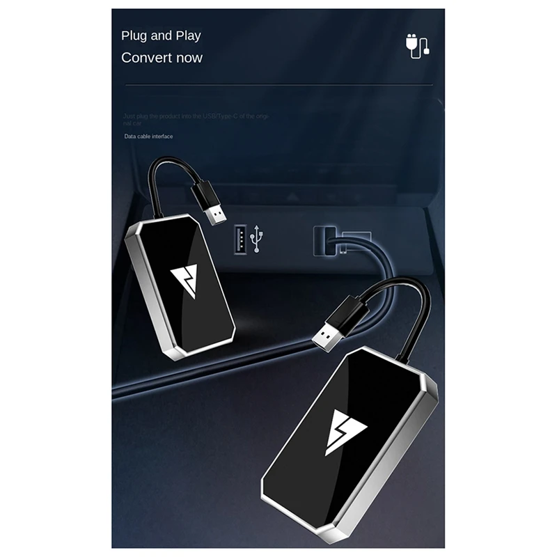 X17A 2025 НОВЫЙ 2-в-1 беспроводной адаптер Carplay Android USB беспроводной адаптер автомобильный адаптер преобразование проводной Android Auto в беспроводе