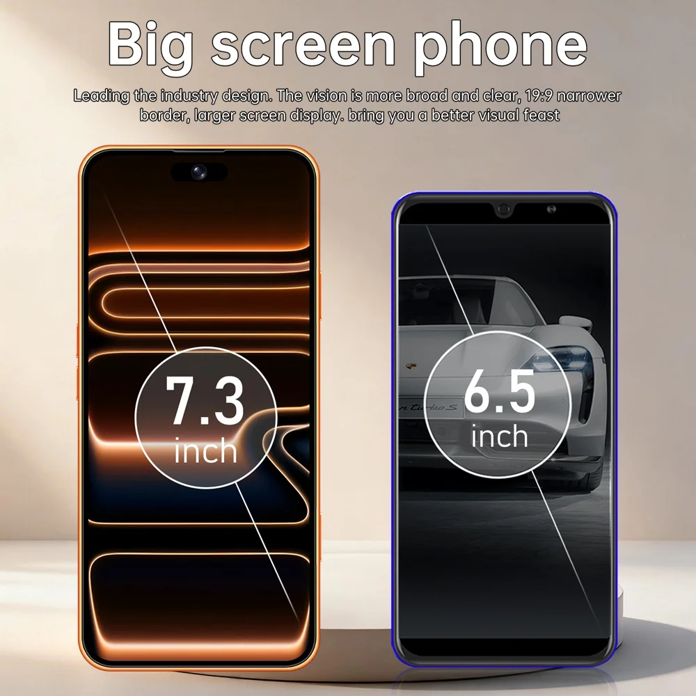 K-Touch A17 Pro Max Mobile Phones Smartphone Android 15 Cell Phone 7.3 Inch 22G+2TB 16+48MP Camera 5G Dual Sim 7800mAh Fingerprint Unlocked Global Version Cellphones
