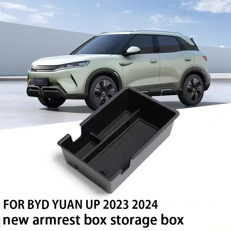 For BYD Yuan UP 2023 2024 central control armrest boxes,multi-functional storage box accessories for car storage