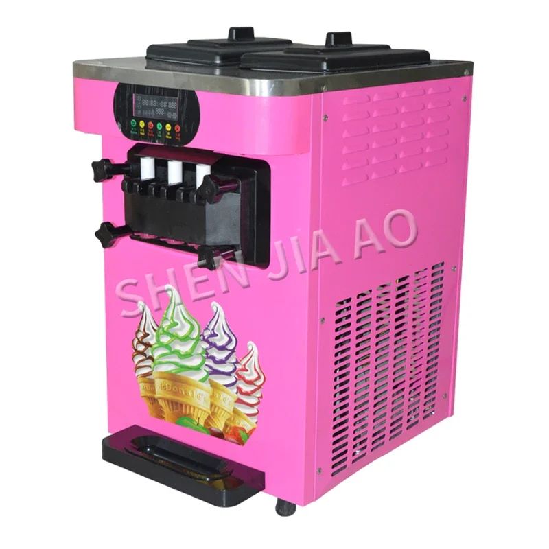 

22L-26L/H Three Flavors Soft Ice Cream Machine Commercial Ice Cream Maker 110V/ 220V XQ-22X