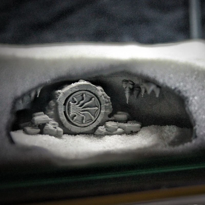 3D Print Slytherin Chamber Secret Cave Statue Aquarium Hide,Multi-Opening Shelter for Betta Fish Shrimp Crab,Habitat Décor