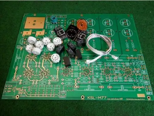 

Latest (A26)/C / KONDO (AUDIONOTE) M77 bile preamp compatible phono amplifier circuit diagram DIY KIT