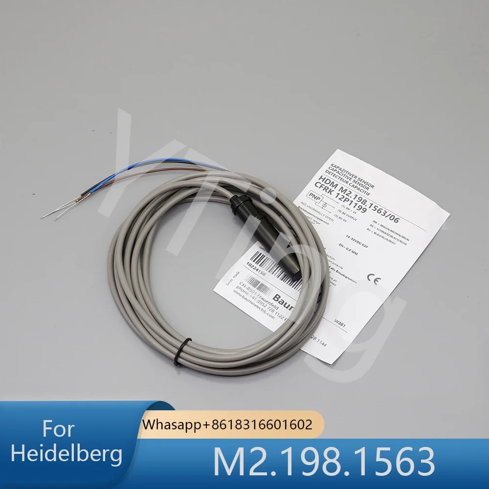 

Best Quality M2.198.1563 Sensor 12mm Water Level Detector For Heidelberg SM102 CD102 M2.198.1563/02A Printing Machine Parts