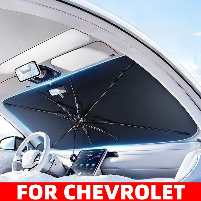 

Car Sunshade Umbrella pull ring Windshield Folding Front Parasol Umbrella Type Sun Shade Car sunshade FOR CHEVROLET