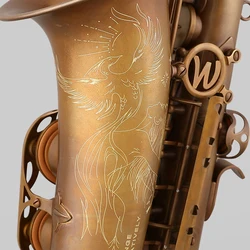 WEISSENBERG Music instruments alto Saxophone Eb SAX Rosefinch NL Brass Bare copper