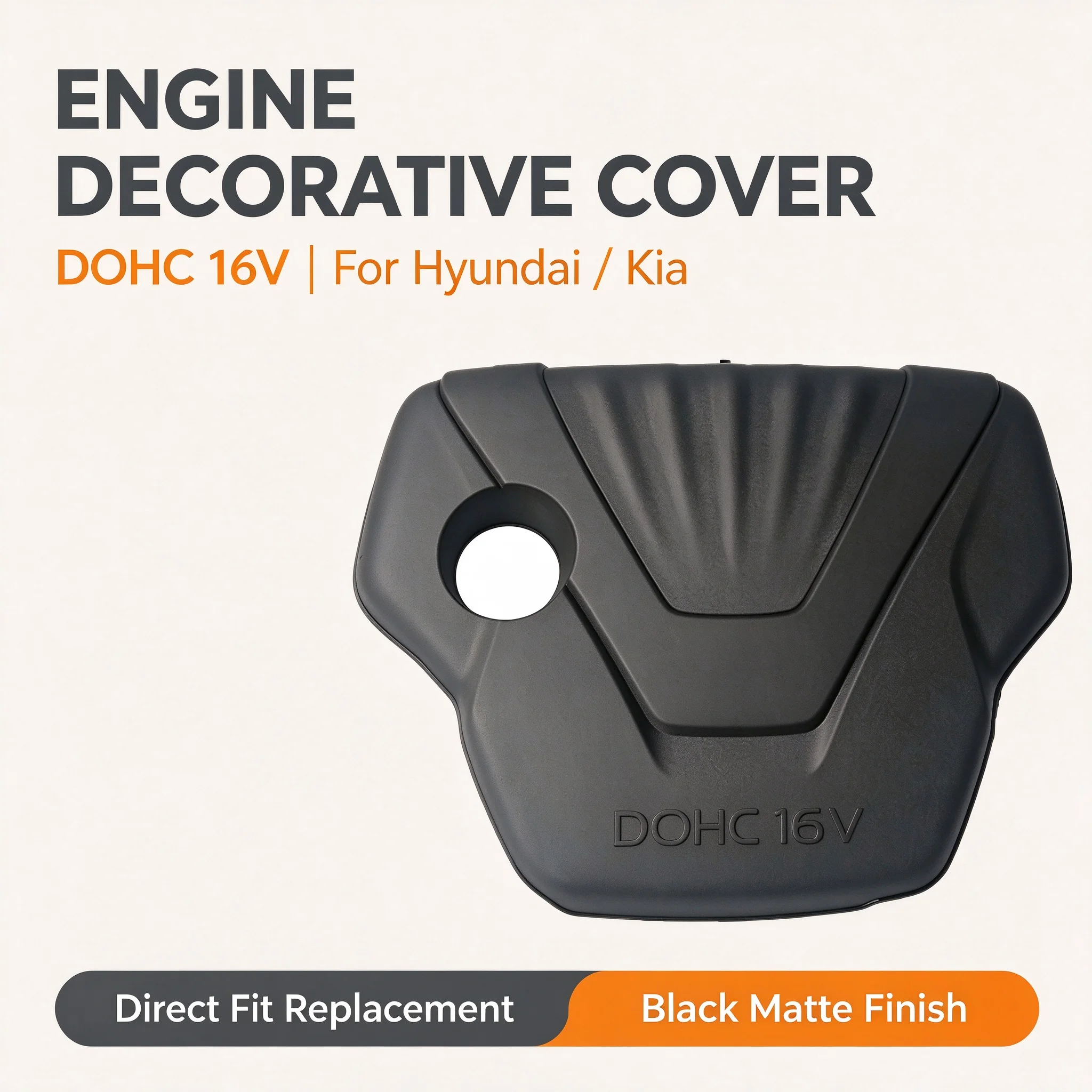OEM 29240-2B810 For KIA SOUL RIO 1.6L ABS Engine Cover Protection Cap For Hyundai Creta IX25 Accent Veloster Car Accessories