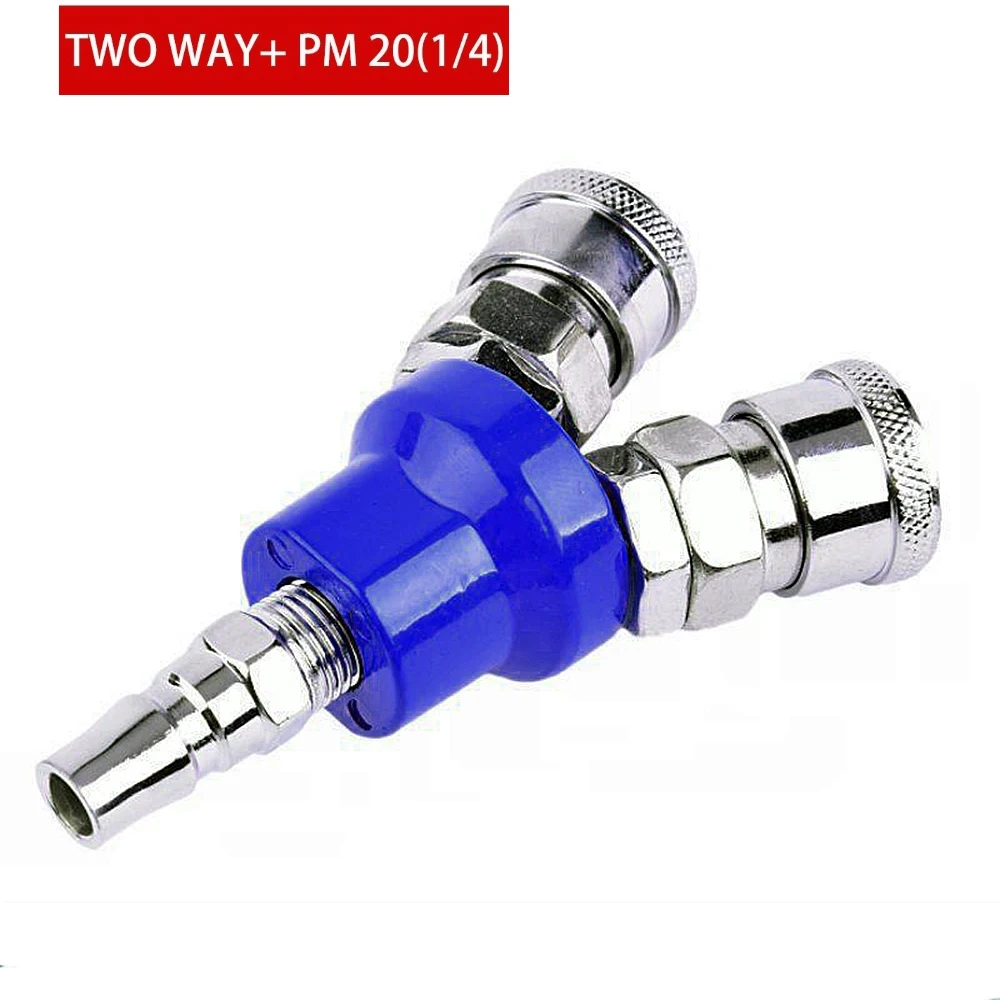 Pneumatic Connector For Air Compressor - SMV Round Two-way SMY Round Three-way Internal Thread Quick Connector - Pneumatic Tool image 5