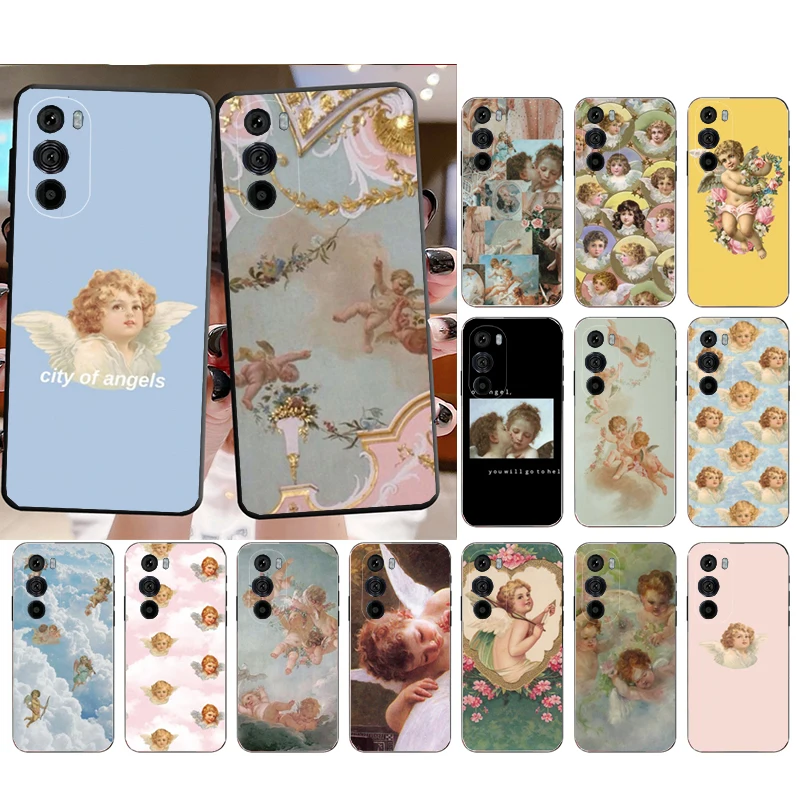 حافظة هاتف لهاتف موتورولا إيدج 50 40 برو 60 50 40 30 Ultra Neo Fusion Moto G85 G72 G53 G54 G84 G13 G32 Angel