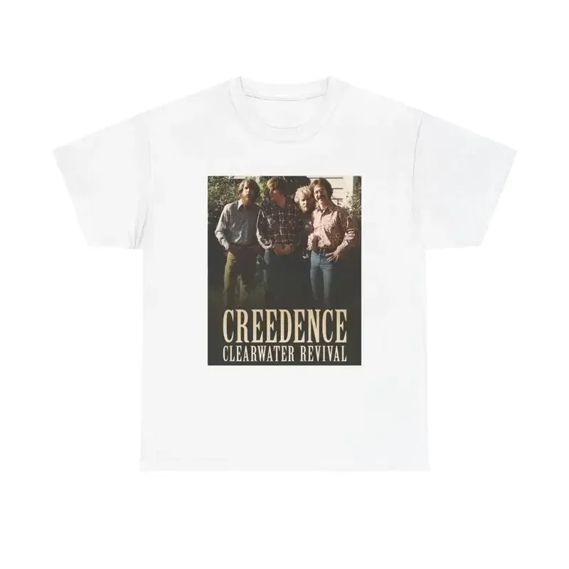 Creedence Clearwater Revival T Shirt Vintage Art Heavy Cotton