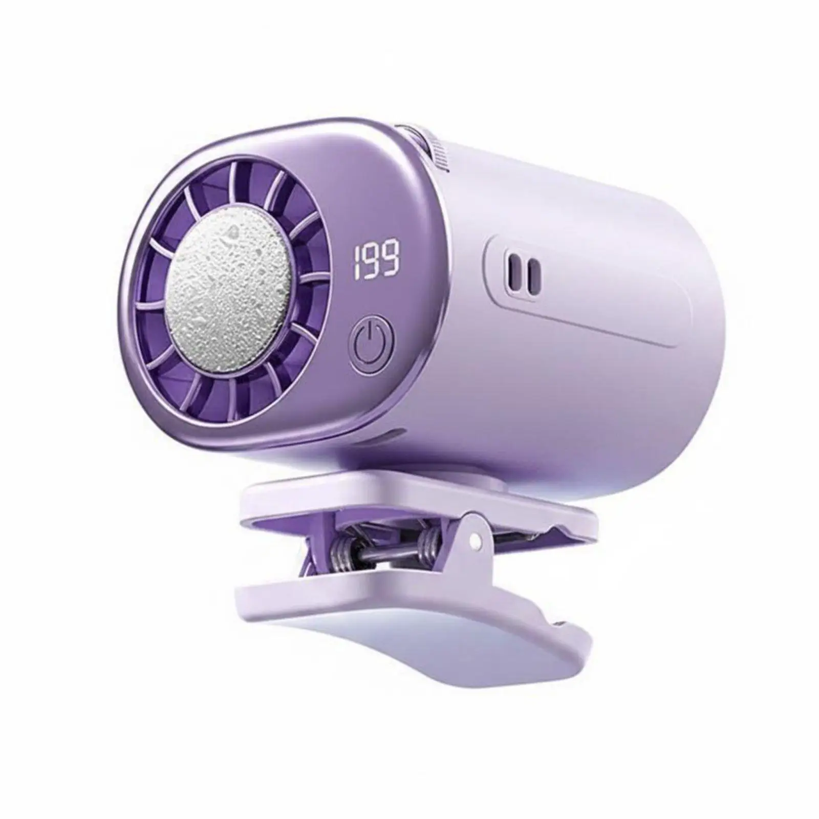 Usb Cooling Fan Lightweight Rechargeable Mini Air Cooling Fan Hand Free Clip on Small Electric Fan for Office Car Bike