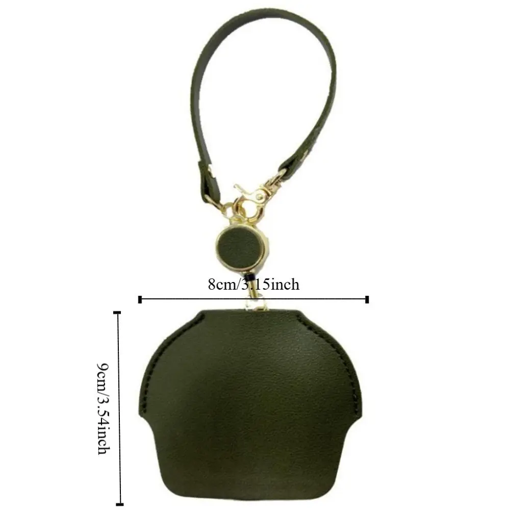 حافظة جلدية عدسة مكبرة جلدية قابلة للتمديد قراءة ريترو عدسة مكبرة عصرية سهلة السحب #6