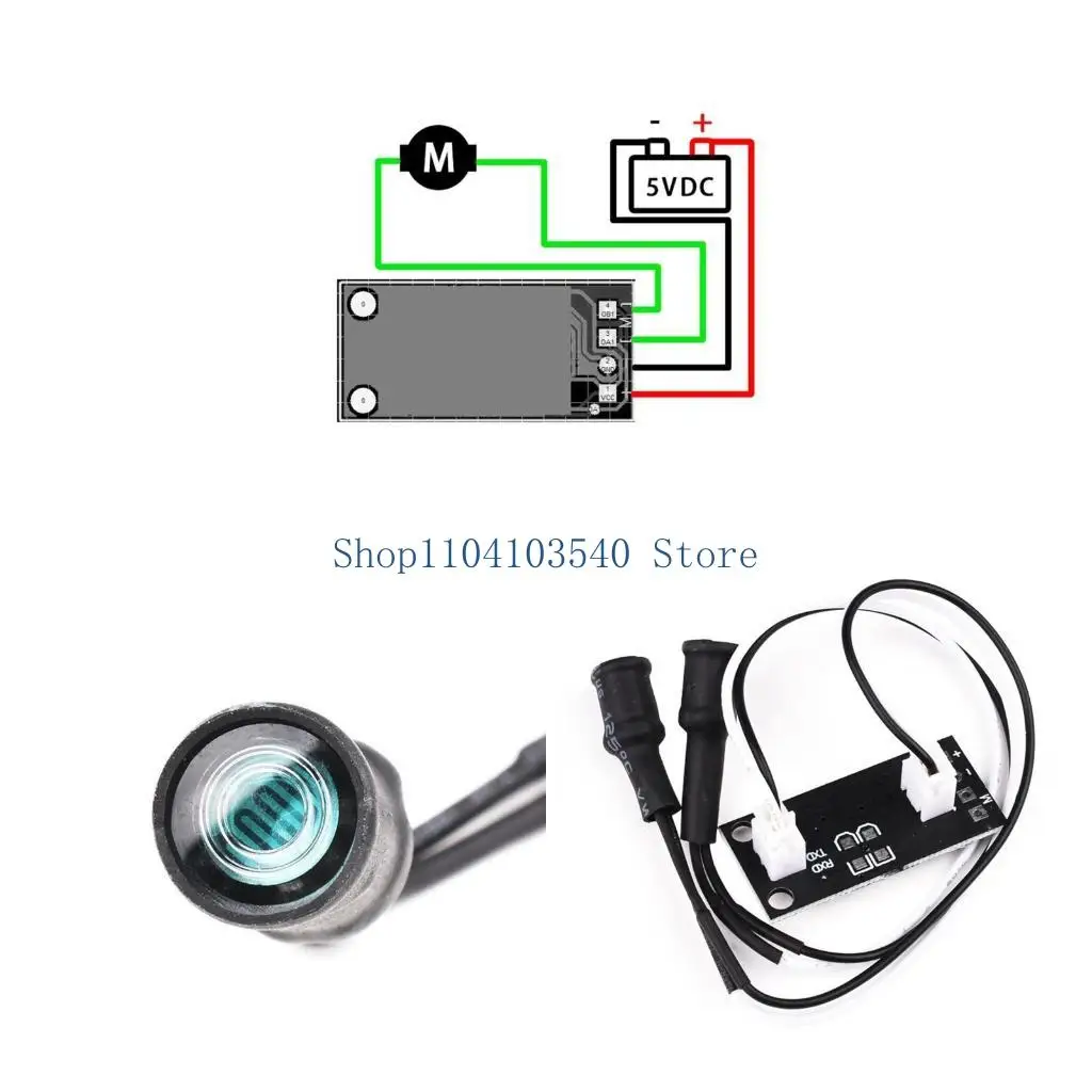 

02DC модуль датчика слежения за солнечной энергией, автоматическая цепь с зондом 5 В-5,5 В