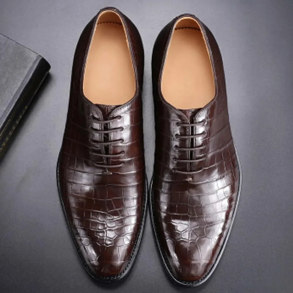 dulilu men dress shoes male new  Men formal shoes  British style  black