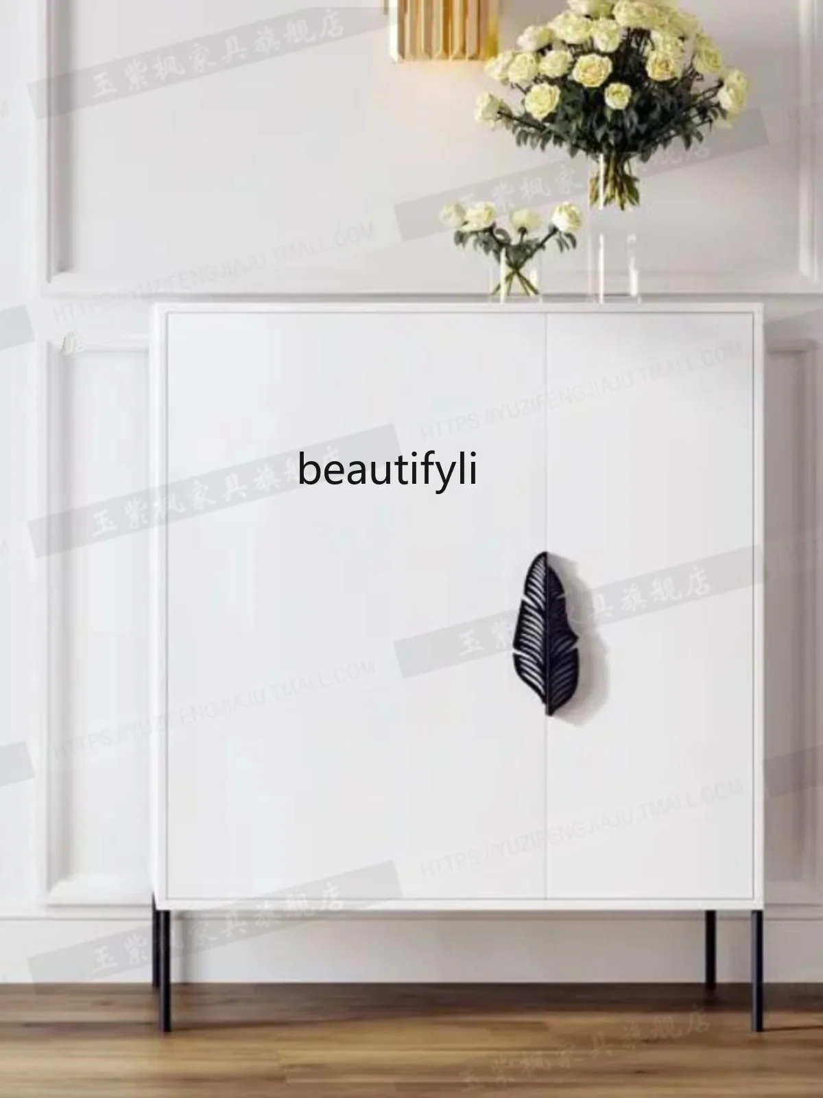 Modern simple light luxury, secret cabinet, dining side cabinet, living room wall decorative cabinet, locker