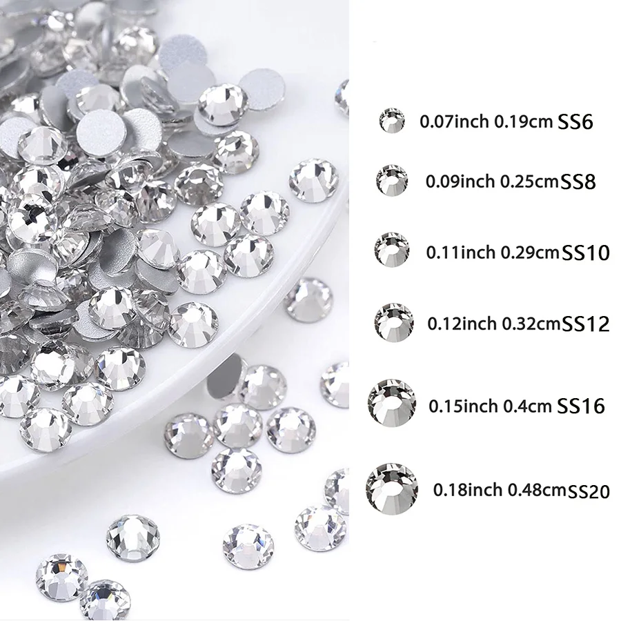 Bulk Transparent Rhinestone Craft Gems
