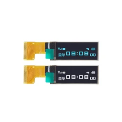 Display OLED da 0.91 pollici 128*32 LCD SSD1306 saldatura monocromatica saldatura SPI a 15pin 15P IIC