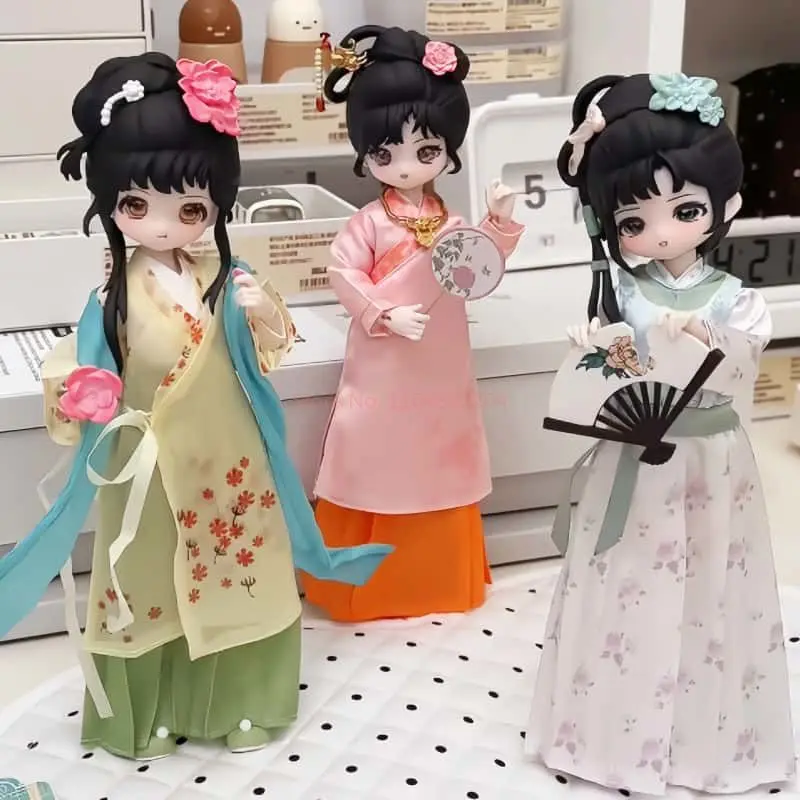 

In Stock Come4free Dream Of The Red Chamber Articulated Doll Ancient-Style Figurine Blind Box Collectible Ornament Girl Toy Gift