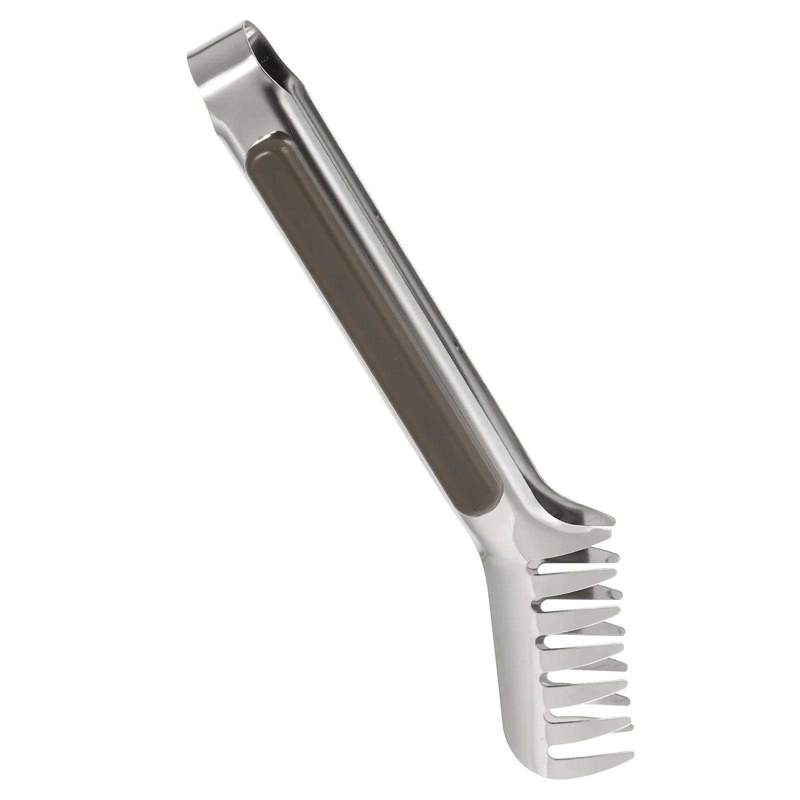 

1 pc Stainless Steel Food Clip Heat Resistant Rust Proof Ergonomic Handle Comfortable Grip For Bbq Picnic Wedding Home