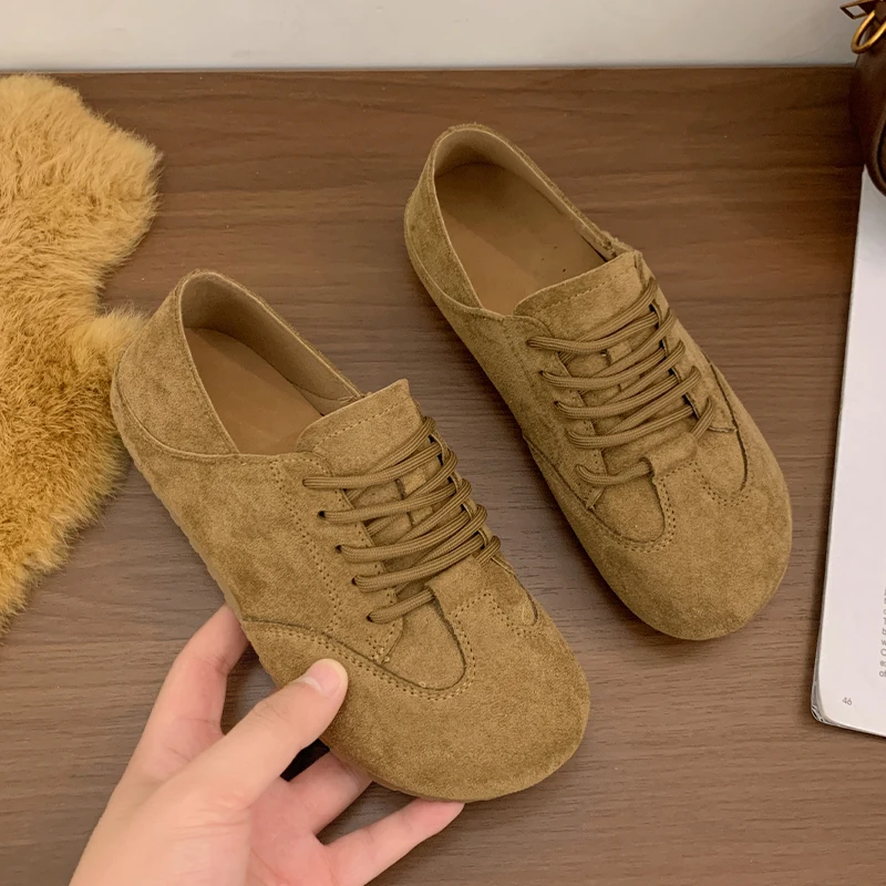 

Women's Sports Shoes Flats Lace Up Sneaker Autumn Casual Woman Shoes 2025 Trend Running Hiking Shoes Walking Comfort Zapatos