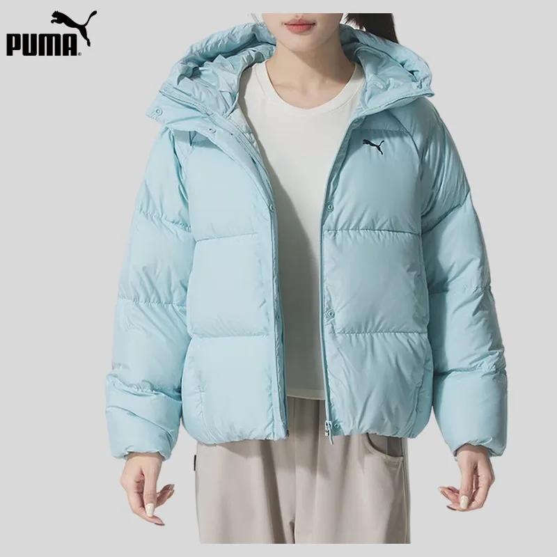 Puma Down Jacket Women's Winter New Sportswear Thermal Hooded Top Jacket 691045-47
