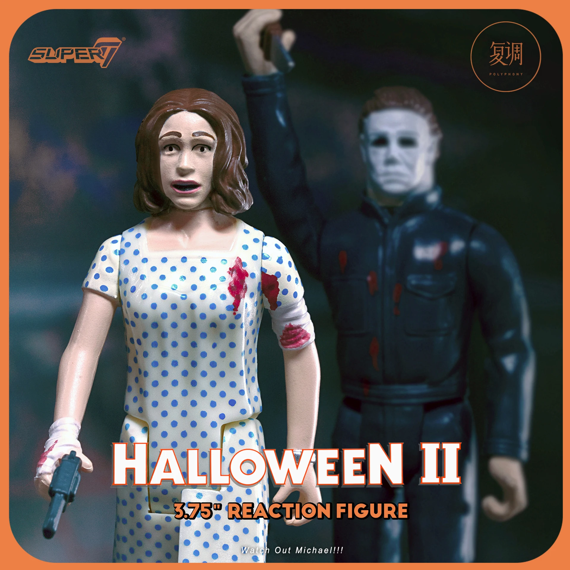 

In Stock! Super7 Halloween II - Series 1 Carded Figures: Strode & Myers, Horror Movie Collectibles, Classic Film Character Toys