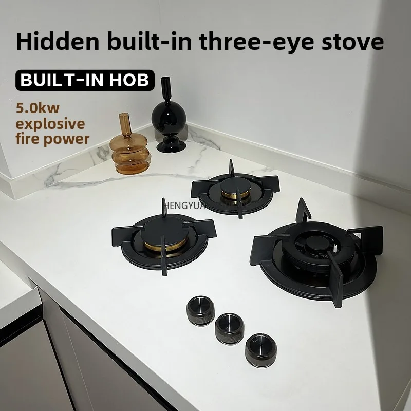 Slate Multi-eye  stove Household embedded stove Multi-head  stove Three-head Under