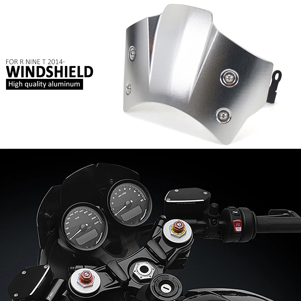 

Motorcycle Accessories Sports Windshield Visor Wind Deflector Windshield Fits For BMW R NINE T NINET RNINET RNineT Rninet R9T